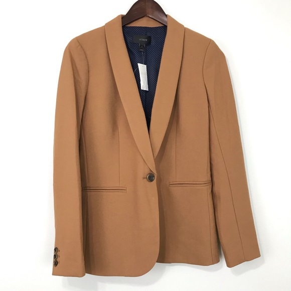 J Crew Parke Blazer In Wool Flannel 